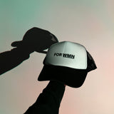 FOR WMN LOGO - BLACK & WHITE HAT