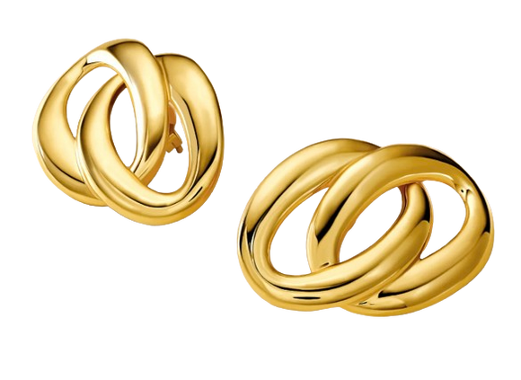 GOLDEN LINKS - CHAIN EARRING